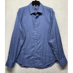 Robert Graham X Mens Size 2XL Blue Tailored Fit Long Sleeve Button Up Shirt (U7)